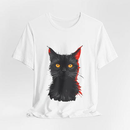 Vibrant Cat Art Unisex T-Shirt - Urban Studio Creations