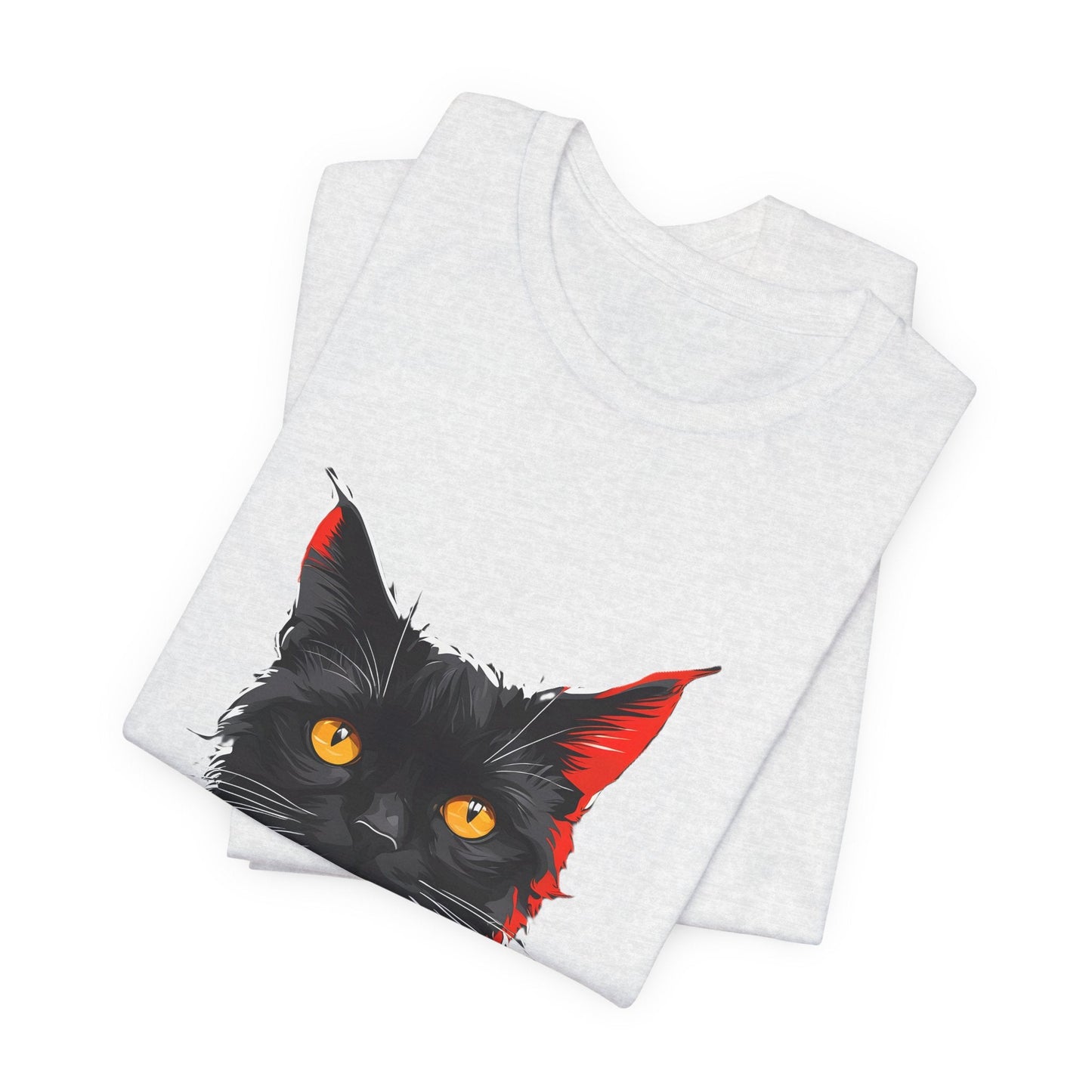 Vibrant Cat Art Unisex T-Shirt - Urban Studio Creations