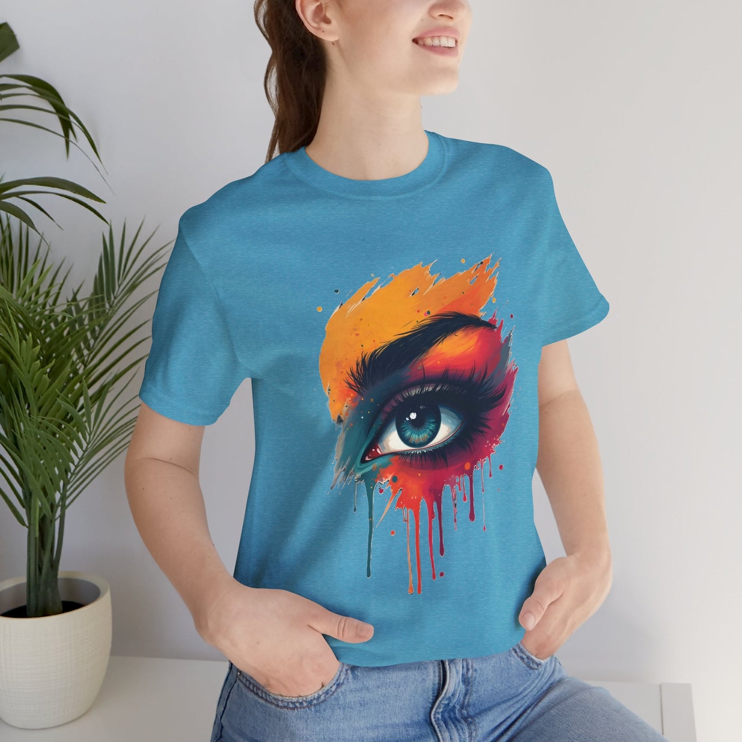 Vibrant Eye Art Unisex T-Shirt - Urban Studio Creations