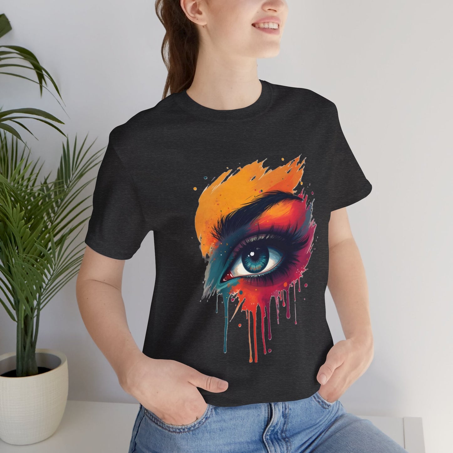 Vibrant Eye Art Unisex T-Shirt - Urban Studio Creations