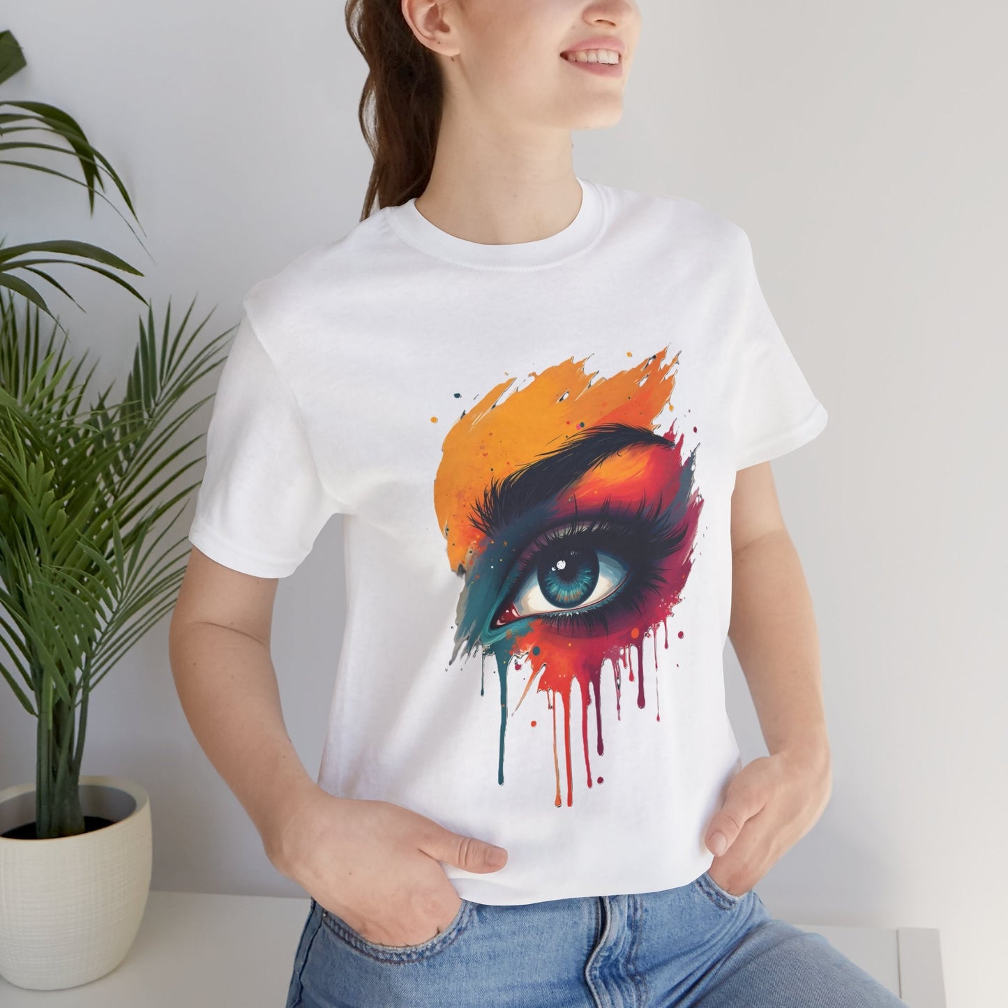 Vibrant Eye Art Unisex T-Shirt - Urban Studio Creations