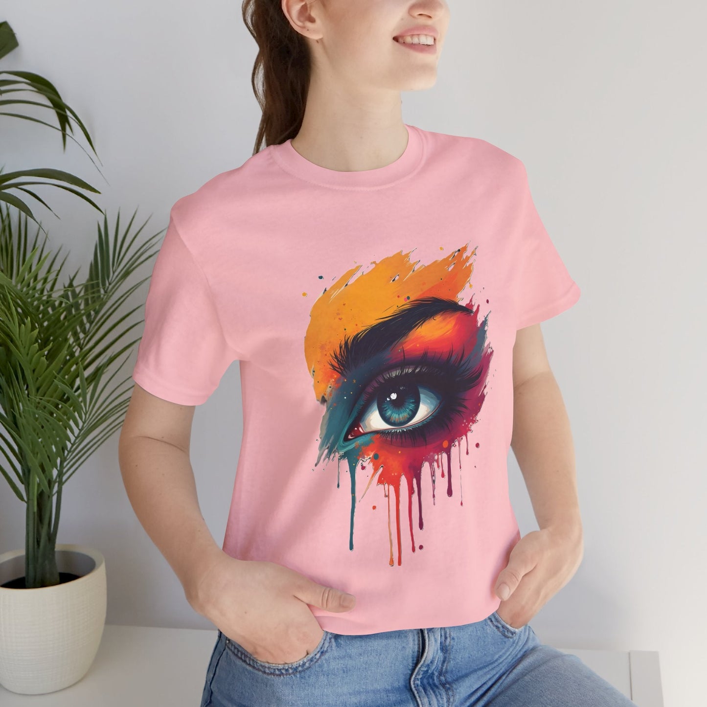 Vibrant Eye Art Unisex T-Shirt - Urban Studio Creations