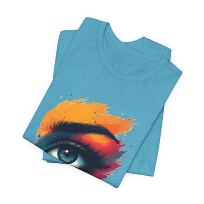 Vibrant Eye Art Unisex T-Shirt - Urban Studio Creations