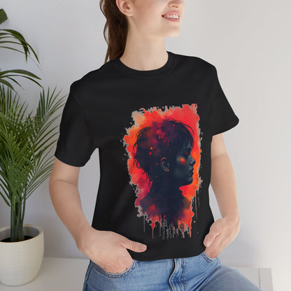 Vibrant Portrait Unisex T-Shirt - Urban Studio Creations