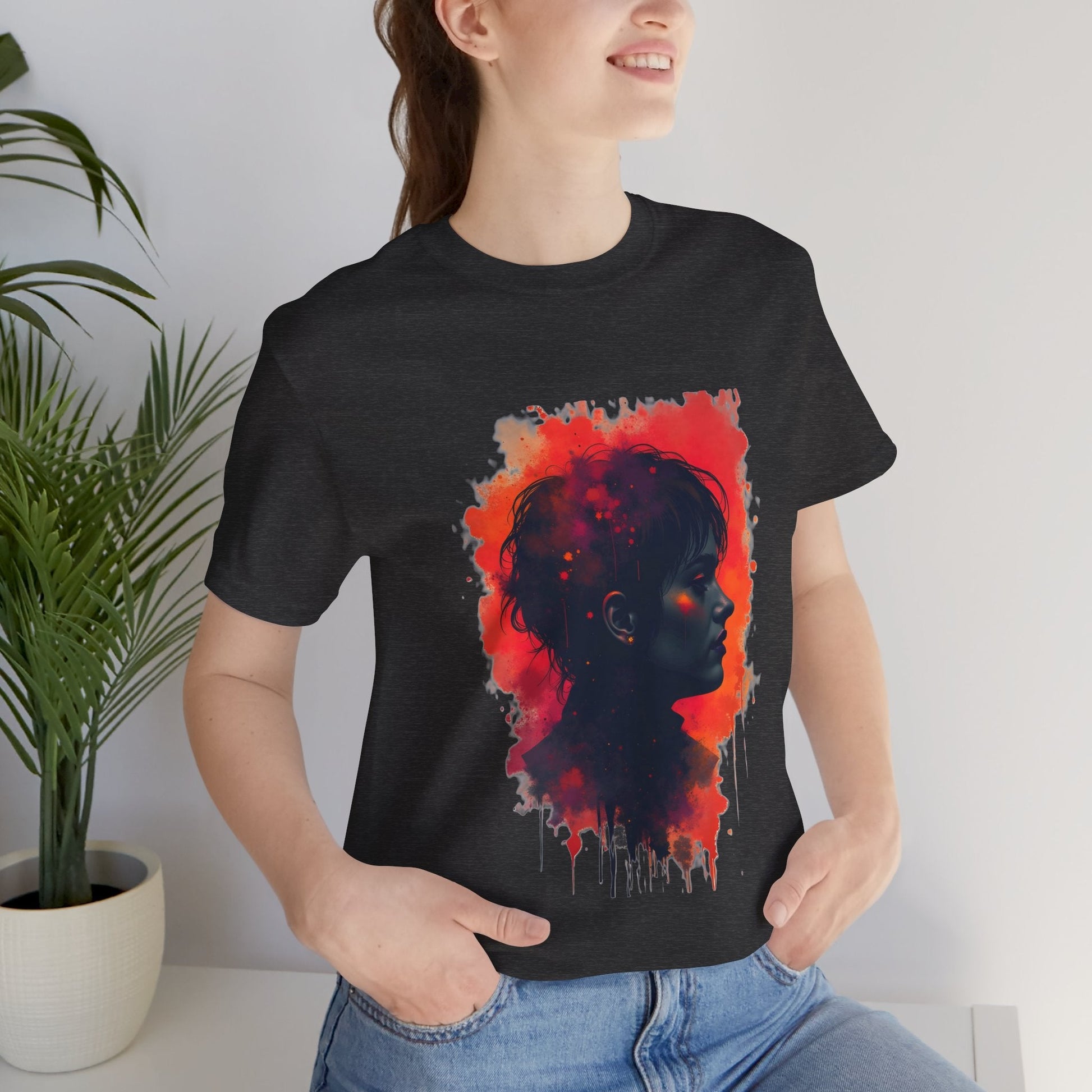 Vibrant Portrait Unisex T-Shirt - Urban Studio Creations