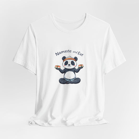 Zen Eating Panda Unisex T-Shirt - Urban Studio Creations